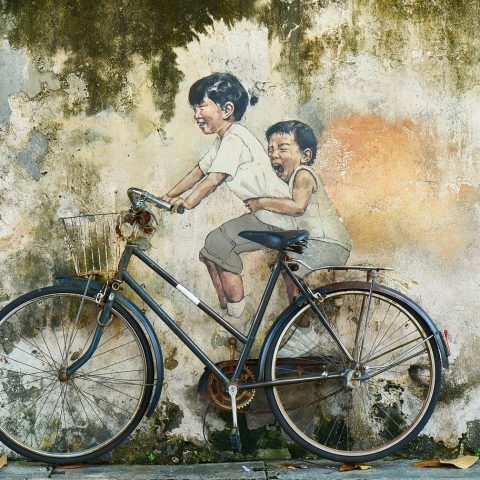 bicycle, children, graffiti-3045580.jpg